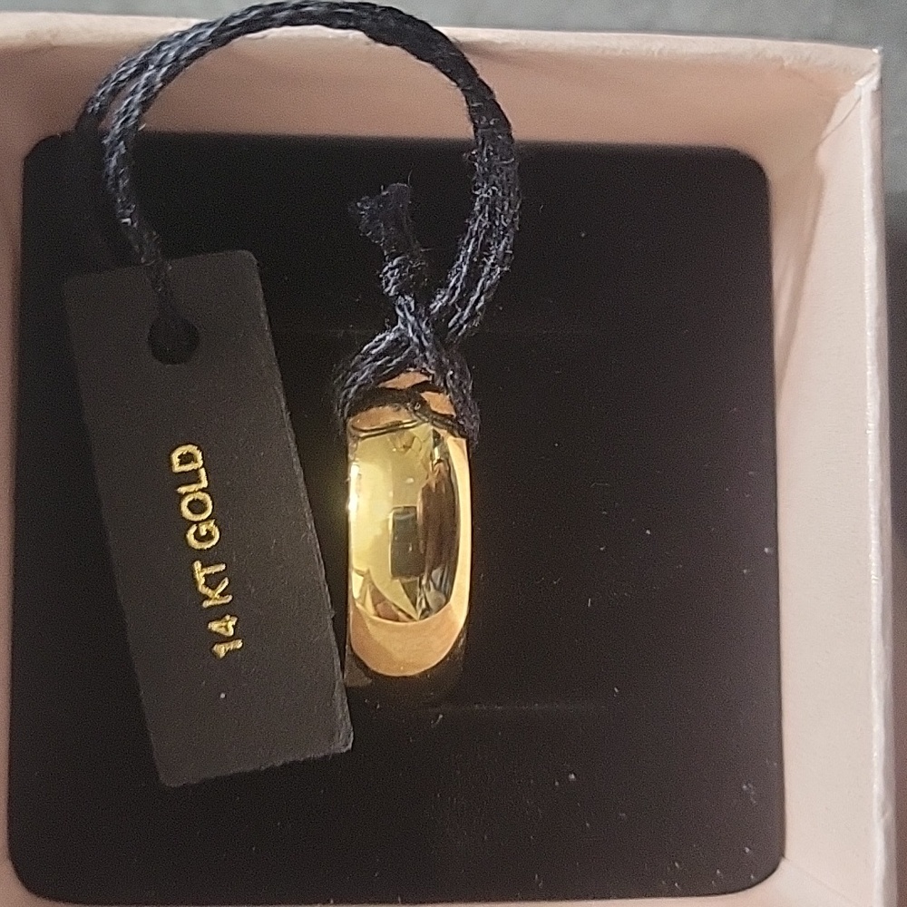 14K YG 6MM HP BAND